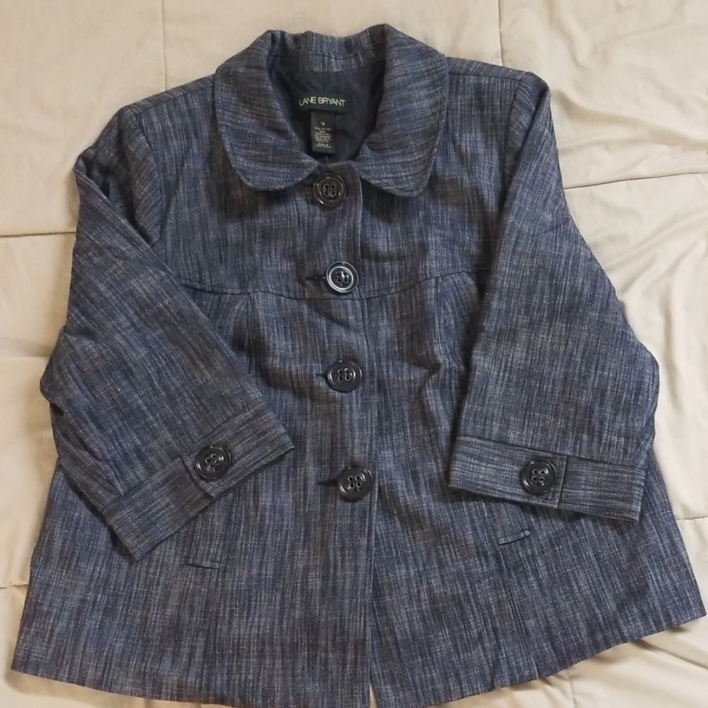 Lane Bryant quarter sleeve blazer